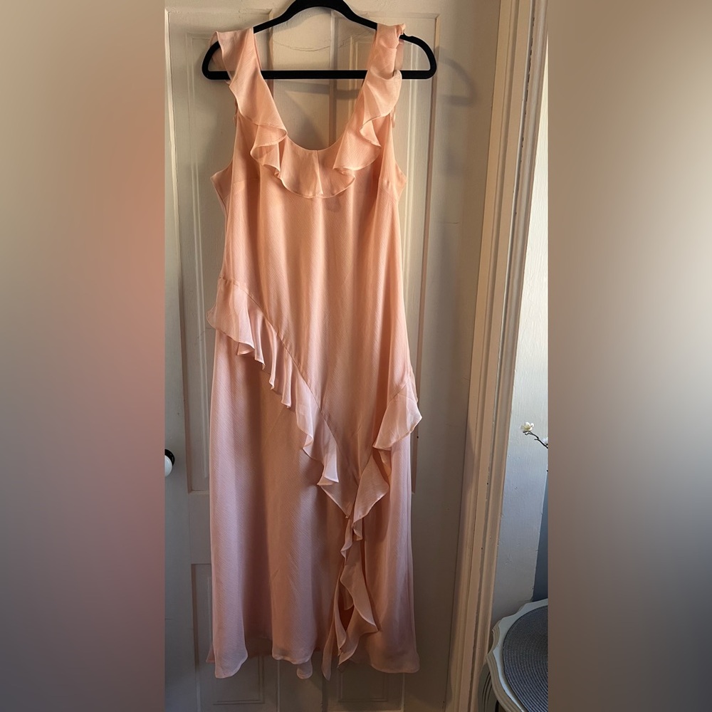 A New Day Sleeveless Ruffle Maxi Dress